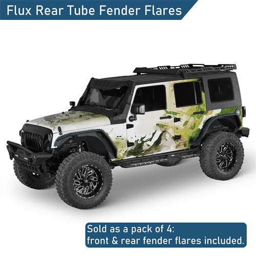 Tubular Fender Flares For 2007-2018 Jeep Wrangler JK - Ultralisk 4x4