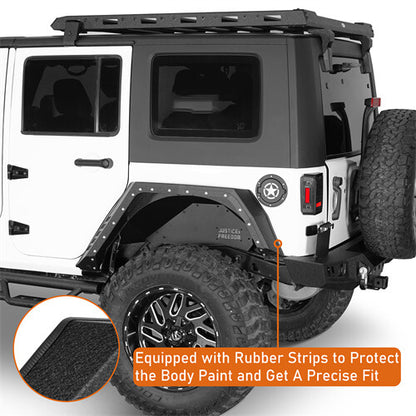 Road Trip Rear Fender Flares For Jeep Wrangler JK 07-18 4-Door - Ultralisk4x4