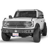 2021-2023 Ford Bronco Front Bumper 4x4 Truck Parts w/D-Rings & LED Lights - Ultralisk4x4 ul8922s 3