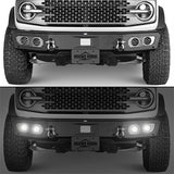 2021-2023 Ford Bronco Front Bumper 4x4 Truck Parts w/D-Rings & LED Lights - Ultralisk4x4 ul8922s 9