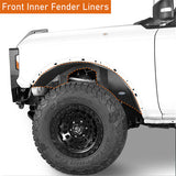 2021 2022 2023 Ford Bronco Front Inner Fender Liners  - Ultralisk 4x4 ul8914s 11