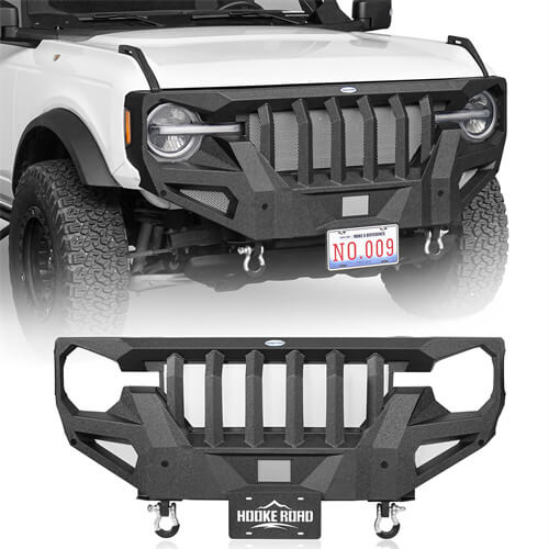 2021 2022 2023 Ford Bronco Mad Max Front Grill Bumper -  Ultralisk4x4 ul8921s 1
