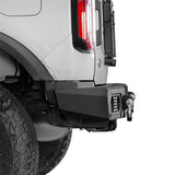 2021-2023 Ford Bronco Rear Bumper 4x4 Truck Parts w/D-Rings & LED Lights Excluding Raptor - Ultralisk4x4 ul8923s 19