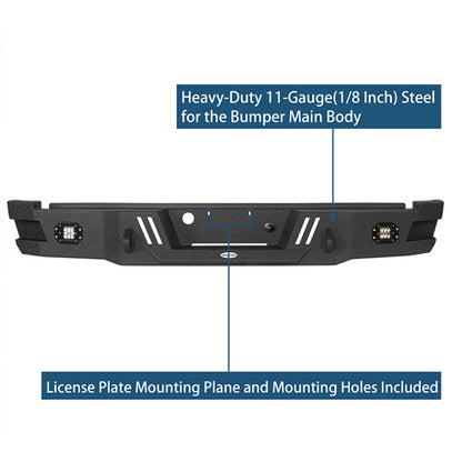 Ford Pickup / Truck Rear Bumper Replacement For 2005-2007 F-250/F-350  - Ultralisk 4x4