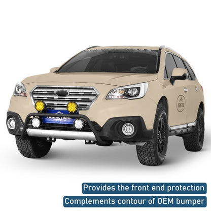 Front Bull Bar Rally Light Bar For 2015-2019 Subaru Outback - Ultralisk4x4