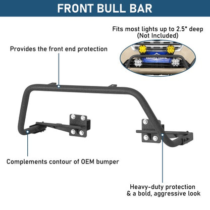 Front Bull Bar Rally Light Bar For 2015-2019 Subaru Outback - Ultralisk4x4