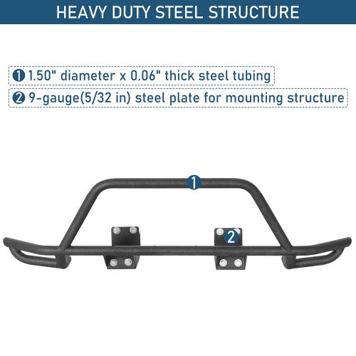 Rally Tubular Bumper Front Bumper For 2015-2019 Subaru Outback - Ultralisk4x4