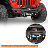 Aftermarket Front Bumper For 18-23 Jeep Wrangler JL & Jeep Gladiator JT - Ultralisk 4x4 ul3044s 13