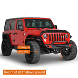 Aftermarket Front Bumper For 18-23 Jeep Wrangler JL & Jeep Gladiator JT - Ultralisk 4x4 ul3044s 8