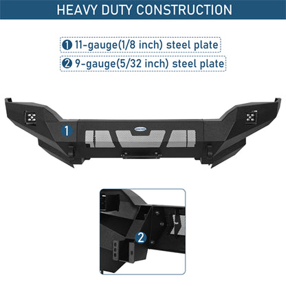 Grizzly Series Front Bumper For 2014-2024 Toyota 4Runner - Ultralisk4x4