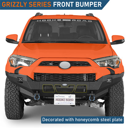 Grizzly Series Front Bumper For 2014-2024 Toyota 4Runner - Ultralisk4x4
