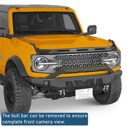 Grizzly Series Front Bumper For 2021-2025 Ford Bronco (Excluding Raptor) - Ultralisk4x4