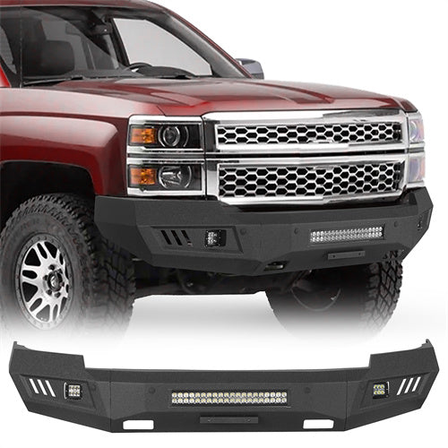 Front Bumper(14-15 Chevy Silverado 1500) - ultralisk4x4