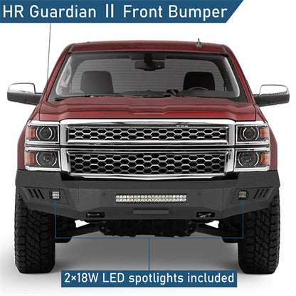 Front Bumper(14-15 Chevy Silverado 1500) - ultralisk4x4
