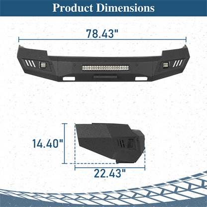 Front Bumper(14-15 Chevy Silverado 1500) - ultralisk4x4