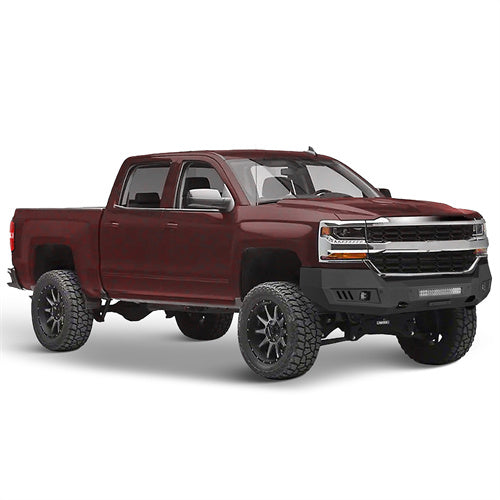 Rugged Full-Width Front Bumper(16-18 Chevy Silverado 1500) - ultralisk4x4