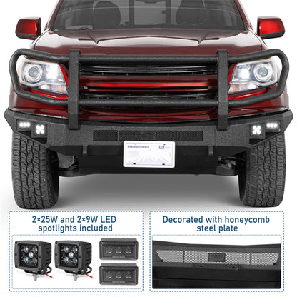 ExplorerX Front Bumper For 2015-2020 Chevy Colorado (Excluding ZR2 Models) - Ultralisk4x4