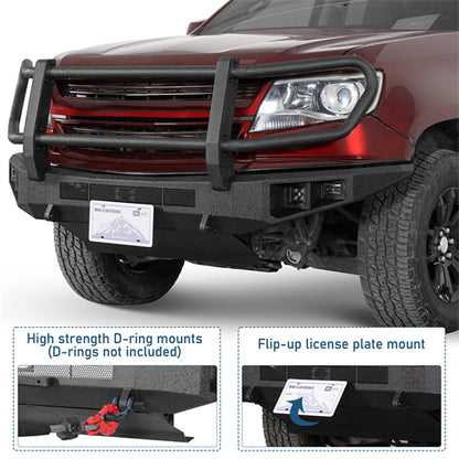 ExplorerX Front Bumper For 2015-2020 Chevy Colorado (Excluding ZR2 Models) - Ultralisk4x4