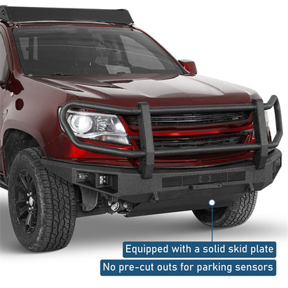 ExplorerX Front Bumper For 2015-2020 Chevy Colorado (Excluding ZR2 Models) - Ultralisk4x4