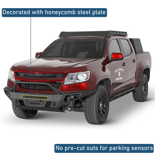 ExplorerX Full Width Front Bumper For 2015-2020 Chevy Colorado (Excluding ZR2 Models) - Ultralisk4x4