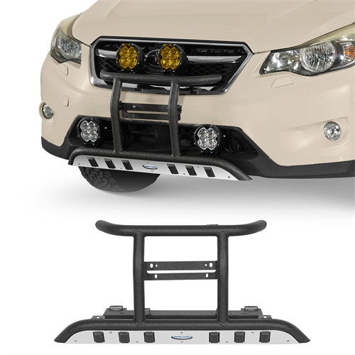 Rally light Bar Tubular Front Bumper For 2013-2017 Subaru XV Crosstrek - Ultralisk4x4