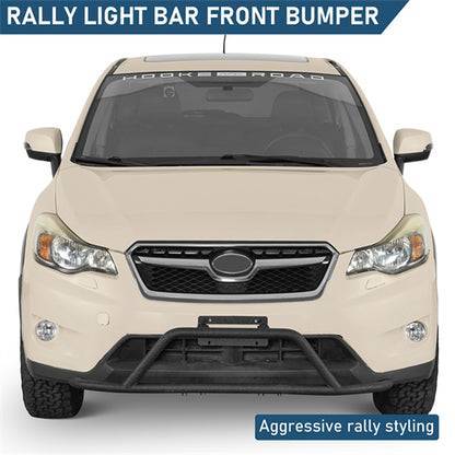Rally light Bar Tubular Front Bumper For 2013-2017 Subaru XV Crosstrek - Ultralisk4x4