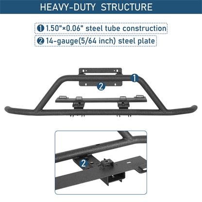 Rally light Bar Tubular Front Bumper For 2013-2017 Subaru XV Crosstrek - Ultralisk4x4