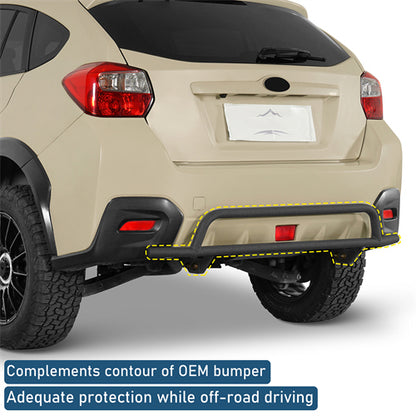 Rally Tubular Rear Bumper For 2013-2017 Subaru XV Crosstrek - Ultralisk4x4