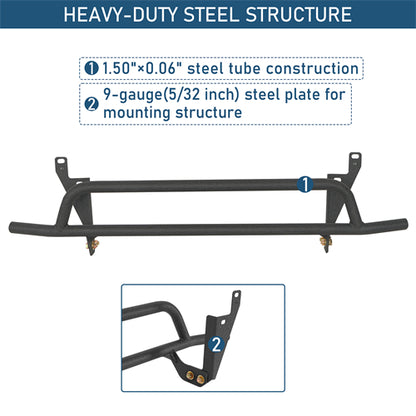 Rally Tubular Rear Bumper For 2013-2017 Subaru XV Crosstrek - Ultralisk4x4