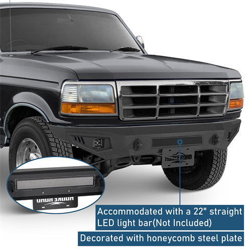 Road Trip Front Bumper For 1992-1996 Ford Bronco F-150/F-250/F-350 - Ultralisk4x4