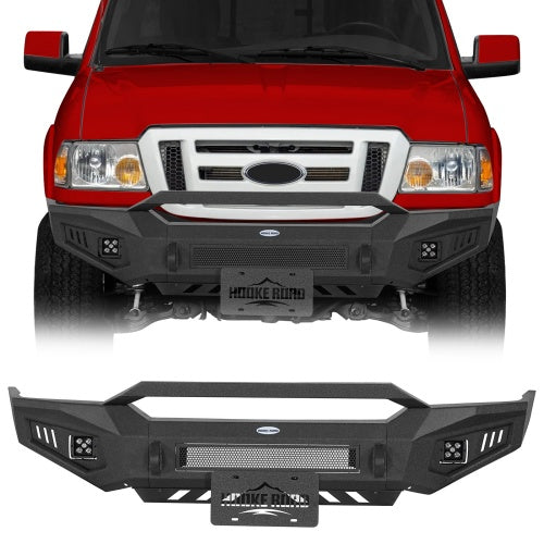 Front Bumper w/ LED Spotlights Included For 1998-2011 Ford Ranger - Ultralisk4x4