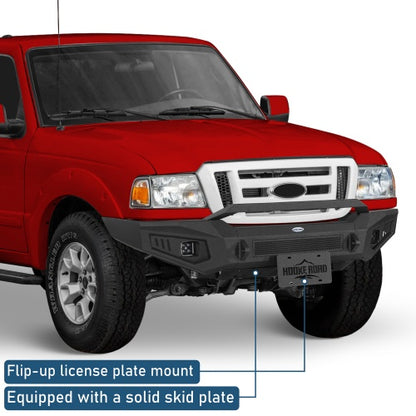 Front Bumper w/ LED Spotlights Included For 1998-2011 Ford Ranger - Ultralisk4x4