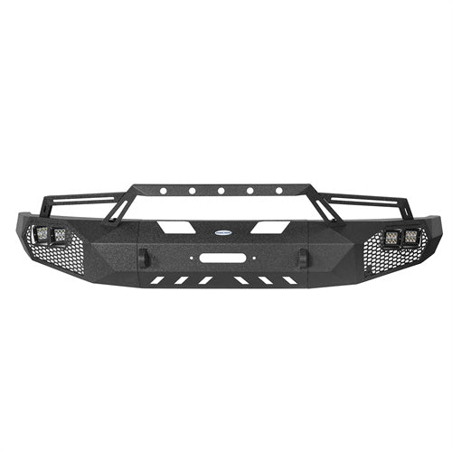 Full Width Front Bumper w/Grill Guard(09-14 Ford F-150, Excluding Raptor) - Ultralisk4x4