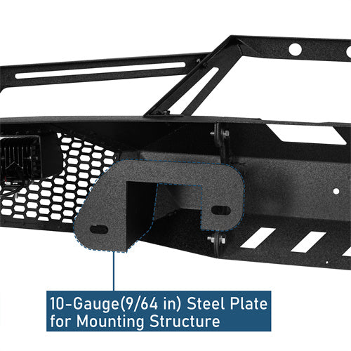 Full Width Front Bumper w/Grill Guard(09-14 Ford F-150, Excluding Raptor) - Ultralisk4x4