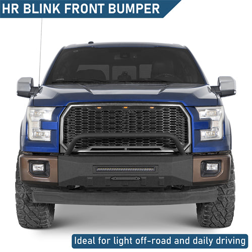 Blink Stubby Front Bumper For 2015-2017 Ford F-150 (Excluding Raptor) - Ultralisk4x4