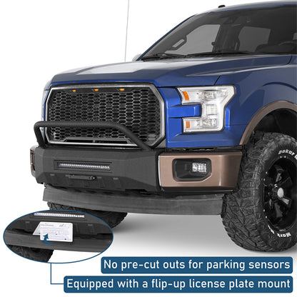 Blink Stubby Front Bumper For 2015-2017 Ford F-150 (Excluding Raptor) - Ultralisk4x4