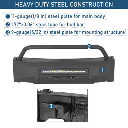 Blink Stubby Front Bumper For 2015-2017 Ford F-150 (Excluding Raptor) - Ultralisk4x4