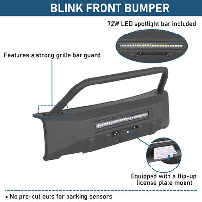 Blink Stubby Front Bumper For 2015-2017 Ford F-150 (Excluding Raptor) - Ultralisk4x4