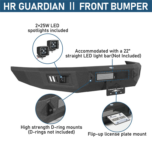 Guardian Ⅱ Front Bumper For 2004-2008 Ford F-150 - Ultralisk4x4