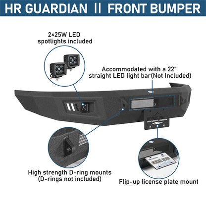 Guardian Ⅱ Front Bumper For 2004-2008 Ford F-150 - Ultralisk4x4