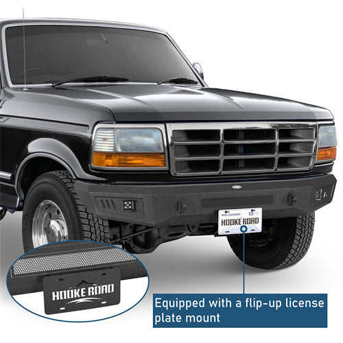 Aftermarket Front Bumper For 1992-1996 Ford F-150 F-250 F-350 - Ultralisk4x4-u8542-6