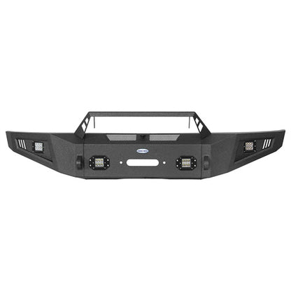 Full Width Front Bumper with Angled Hoop(09-14 Ford F-150,Excluding Raptor) - ultralisk4x4