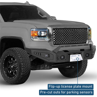 Discovery Ⅰ Full-Width Front Bumper For 2014-2015 GMC Sierra 1500 - Ultralisk4x4
