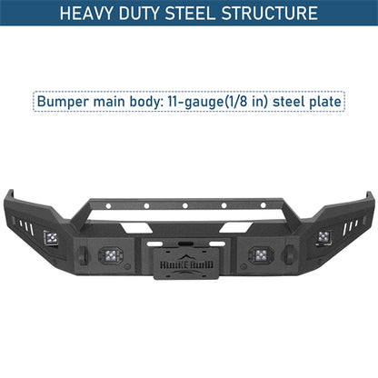 Discovery Ⅰ Full-Width Front Bumper For 2014-2015 GMC Sierra 1500 - Ultralisk4x4