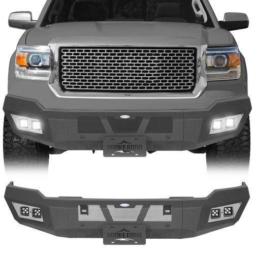 Full-Width Front Bumper For 2014-2015 GMC Sierra 1500 - Ultralisk4x4