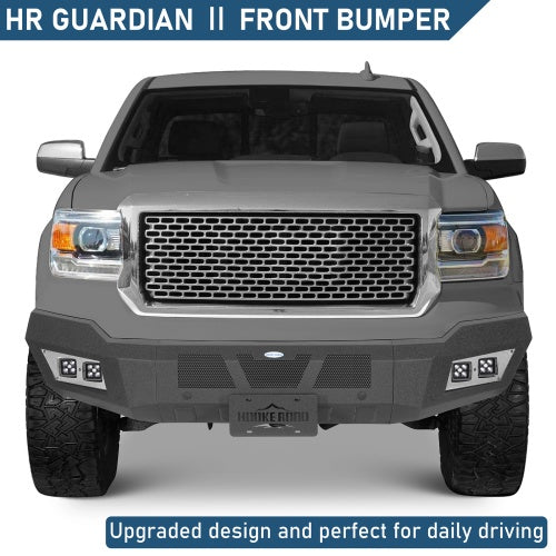 Full-Width Front Bumper For 2014-2015 GMC Sierra 1500 - Ultralisk4x4
