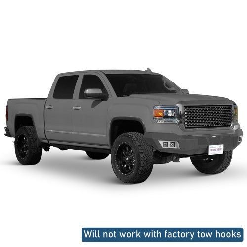 Full-Width Front Bumper For 2014-2015 GMC Sierra 1500 - Ultralisk4x4