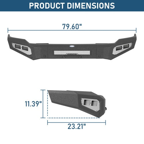 Guardian Ⅰ Full-Width Front Bumper For 2014-2015 GMC Sierra 1500 - Ultralisk4x4