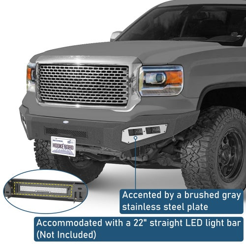 Guardian Ⅰ Full-Width Front Bumper For 2014-2015 GMC Sierra 1500 - Ultralisk4x4