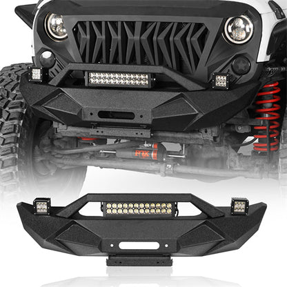 Blade Master Front Bumper w/Winch Plate(07-18 Jeep Wrangler JK) - ultralisk4x4